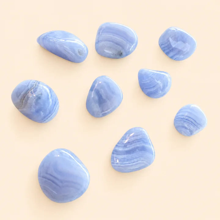 Agata Pizzo Blu Burattata