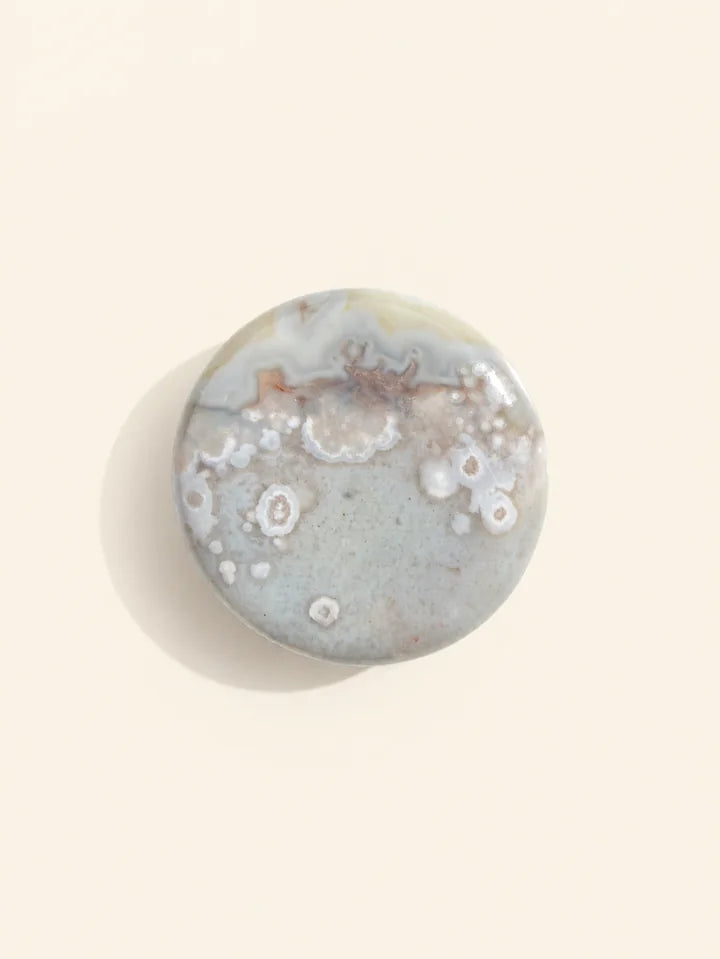 Palm Stone Agata Fiorita