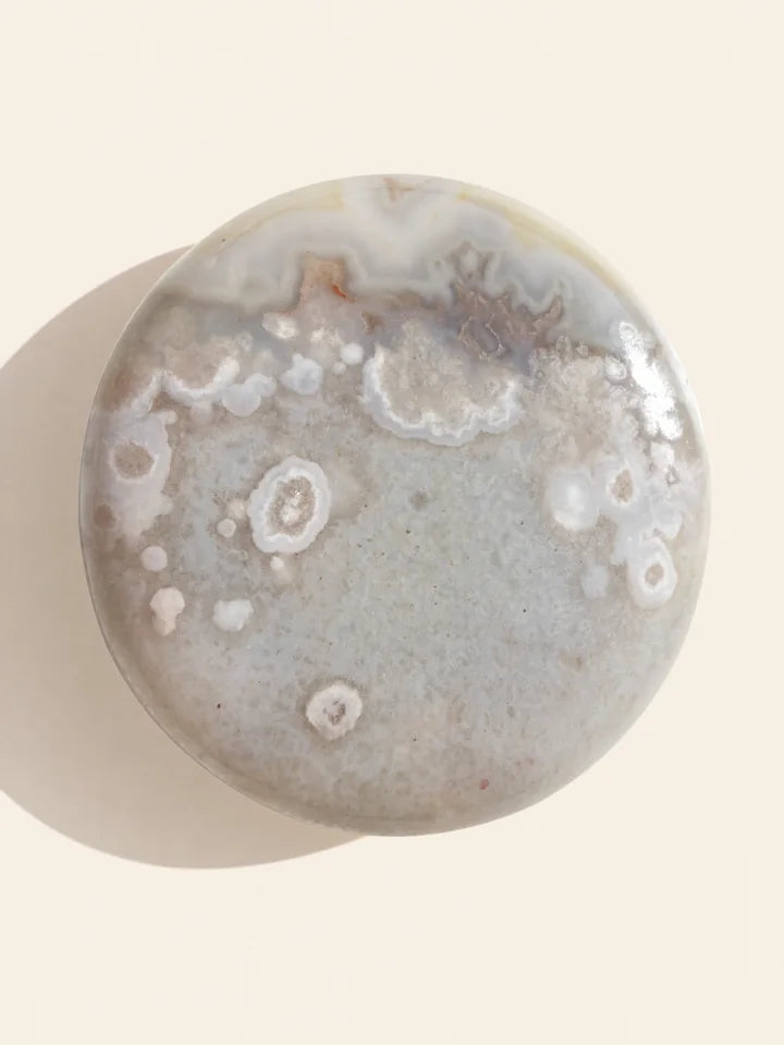 Palm Stone Agata Fiorita