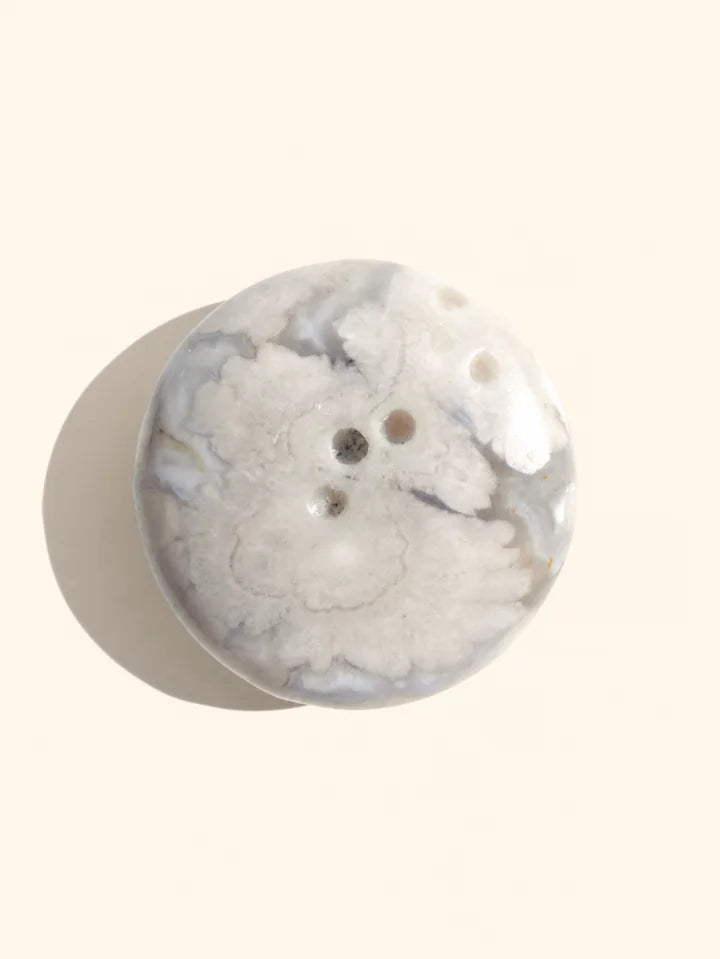 Palm Stone Agata Fiorita
