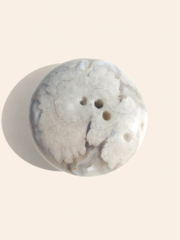 Palm Stone Agata Fiorita