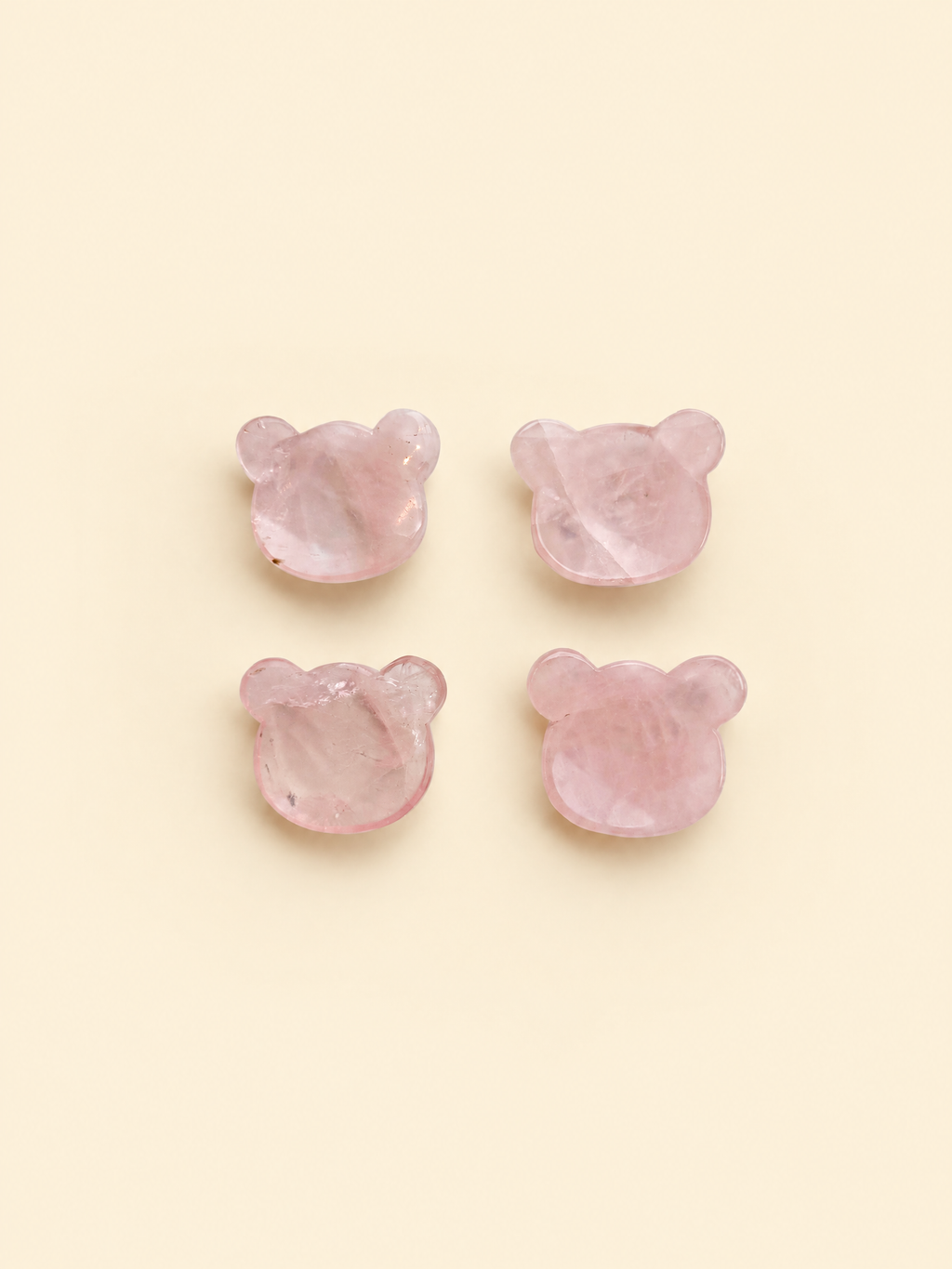 Teddy Worry Stone Quarzo Rosa