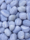 Agata Pizzo Blu Burattata