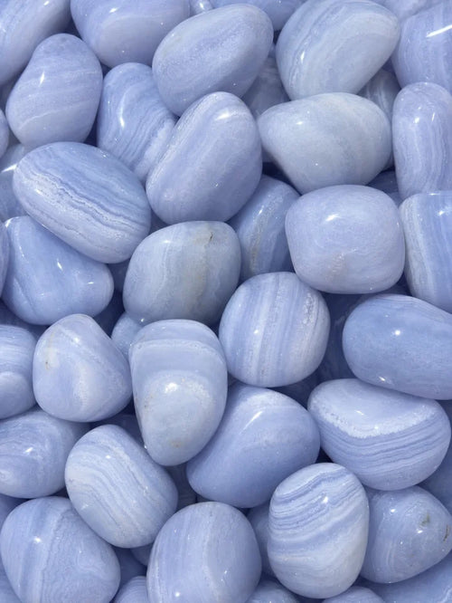 Agata Pizzo Blu Burattata