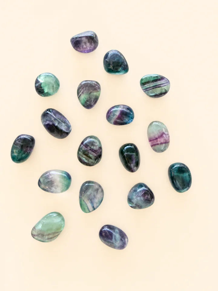 Fluorite Arcobaleno Burattata