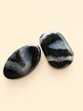 Palm Stone Agata Nera