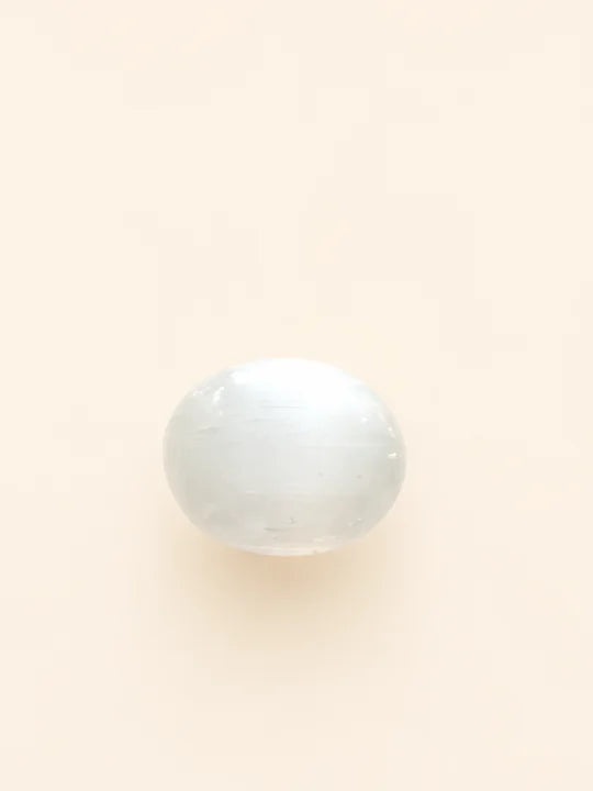Palm Stone Selenite