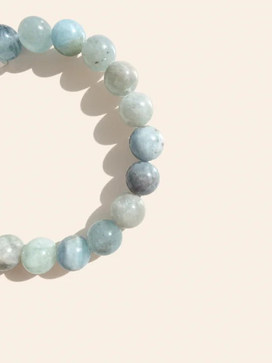 Bracciale Acquamarina 10mm