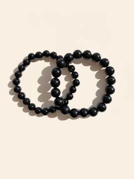 Bracciale Tormalina Nera 8mm