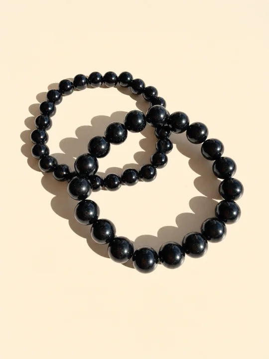 Bracciale Tormalina Nera 8mm