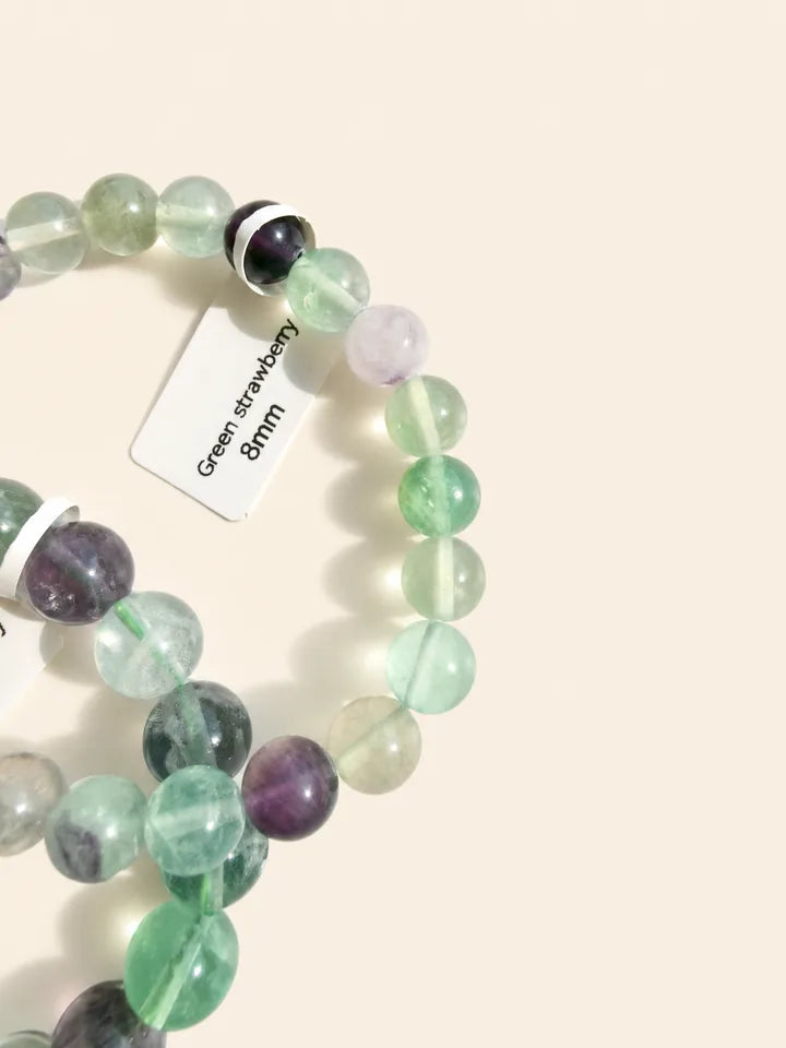 Bracciale Fluorite Multicolore 8mm