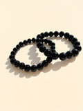 Bracciale Tormalina Nera 8mm