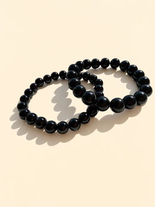 Bracciale Tormalina Nera 10mm