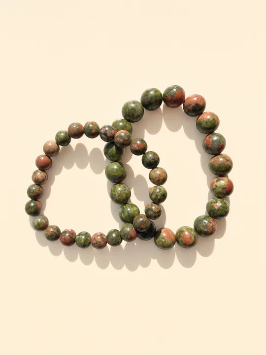 Bracciale Unakite 10 mm